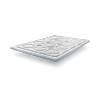 SonnoMATTRESS Topper Bubble Confort 150x180x4cm - Viscoelástica de Gel Termorreguladora, Tejido Strech ViscoGel Transpirable y Antialérgico, Máximo Confort y Frescor, Acolchado Premium