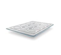 SonnoMATTRESS Topper Bubble Confort 90x190x4cm - Viscoelástica de Gel Termorreguladora, Tejido Strech ViscoGel Transpirable y Antialérgico, Máximo Confort y Frescor, Acolchado Premium