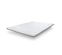 SonnoMATTRESS Topper Viscoelástico Aloe Vera Confort 160x190x3cm -Visco Suave Efecto Nube, Tejido Aloe Vera hipoalergénico, Transpirable 3D, Mejora el Confort y prolonga la Vida del colchón