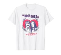 Sonny and Cher The Beat Goes On Hearts Valentine Camiseta