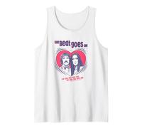Sonny and Cher The Beat Goes On Hearts Valentine Camiseta sin Mangas