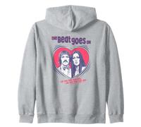 Sonny and Cher The Beat Goes On Hearts Valentine Sudadera con Capucha