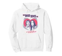 Sonny and Cher The Beat Goes On Hearts Valentine Sudadera con Capucha