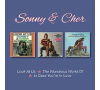 Sonny & Cher Look at Us/The Wondrous World Of/In Case You (CD) (Importación USA)