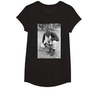 Sonny Liston Entrenamiento para Muhammad Ali Champion Boxing Fight Camiseta, Niñas, Negro, L