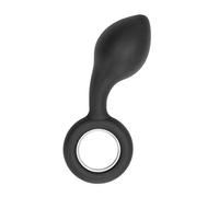 Sono No. 63 Dildo con Anillo de Metal, Negro - 1 Unidad