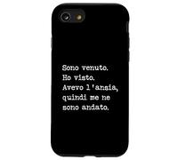 Sono venuto Ho Visto Avevo l'ansia Me ne Sono andato Carcasa para iPhone SE (2020) / 7/8
