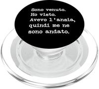 Sono venuto Ho Visto Avevo l'ansia Me ne Sono andato PopSockets PopGrip para MagSafe