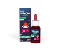 Soñodina Kids 20ml - Complemento Alimenticio con Melatonina y Vitamina B6 - Formulado para ayudar a facilitar la conciliación del sueño de los más pequeños - Incluye pipeta dosificadora - Sabor cereza