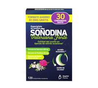 Soñodina Valeriana Forte 120 Comprimidos - Complemento alimenticio a base de ingredientes de origen natural como el extracto de valeriana - Facilita el inicio del sueño en épocas de estrés ocasional