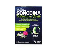 Soñodina Valeriana Forte 30 Comprimidos - Complemento alimenticio a base de ingredientes de origen natural como el extracto de valeriana - Facilita el inicio del sueño en épocas de estrés ocasional