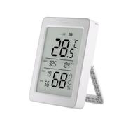 SONOFF AirGuard TH Sensor inteligente de temperatura y humedad Zigbee para interiores, pantalla LCD de 3,6 pulgadas, monitoreo de aplicaciones con gráficos, alertas de notificación, exportación de