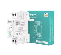 SONOFF Basic Carril DIN (BASIC-1GSP) Interruptor inteligente WiFi en carril, control de hogar inteligente Matter sobre WiFi, 32A para caja de fusibles, compatible con Alexa Google Home Home Assistant