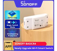 Interruptor Sonoff BASICR4 WiFi 10A Chip ESP32 Magic Switch eWeLink-Remote