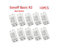 (Sonoff BasicR2 10 piezas) Sonoff Basic R2 Interruptor inteligente Wifi Control remoto para el hogar Interruptor