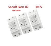 (Sonoff BasicR2 3 piezas) Sonoff Basic R2 Interruptor inteligente Wifi Control remoto para el hogar Interruptor