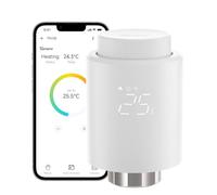 SONOFF Cabezal Termostático Inteligente Zigbee para Válvula Termostática de Radiador 1pcs. Regulador de Temperatura, Pantalla LED, Requiere Zigbee 3.0 Hub. Control por Voz