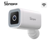 SONOFF CAM-B1P Cámara de Seguridad Inteligente para Exteriores 2K HD, Detección Humana por IA, Resistente a la Intemperie IP65, Seguimiento Inteligente, Visión Nocturna a Todo Color
