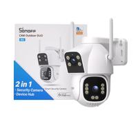 SONOFF CAM Outdoor Duo 4+4MP Cámara de Seguridad PTZ de Doble Lente con Hub CAM-C44HE