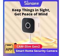 SONOFF CAM-S2 1080P HD WiFi cámara de seguridad para el hogar alerta de detección de movimiento Audio bidireccional interactivo en tiempo Real compatible con Alexa Google US Adaptor