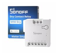 SONOFF Conmutador Inteligente para Puerta de Garaje, Interruptor con Contacto Seco, Control Remoto y Voz, Compatible con Alexa y Google Home