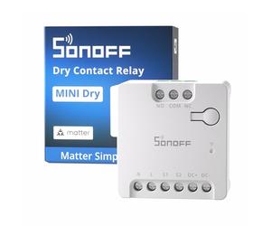 SONOFF Conmutador Inteligente para Puerta de Garaje, Interruptor con Contacto Seco, Control Remoto y Voz, Compatible con Alexa y Google Home