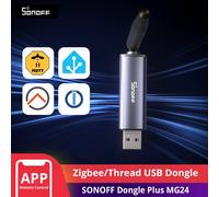 SONOFF Dongle Plus MG24 Zigbee/Dongle USB de rosca Chip EFR32MG24 sin problemas con múltiples plataformas anchas de código abierto Zigbee2MQTT Dongle-PMG24