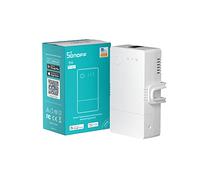 SONOFF Interruptor Monitor de Temperatura y Humedad, Interruptor Wifi, Controlador Smart Home THR320, Max 20A (TH10/16 Upgrade Version) Compatible Con Alexa/Google Home