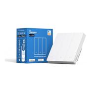 SONOFF M5-3C-86W (Matter) Interruptor de luz Inteligente, Interruptor de Pared Wi-Fi Alexa, Interruptores de luz eléctrica, 3 Canal, Compatible con Alexa and Google Home [Cable Neutro requerido]