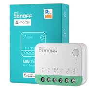 SONOFF Matter Interruptor WiFi Inteligente, DIY Rele WiFi, Funciona con Apple Home, Alexa, Google Home, Requiere Neutral
