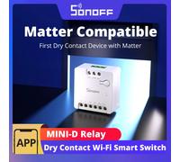Sonoff Relé WiFi inteligente com Matter e contacto seco - Sonoff Mini-D