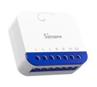 Relé Wi-Fi Sonoff MINI-DIM Matter Control iluminación Monitorización energía Empotrable