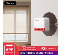 SONOFF MINI-ZBRBS Interruptor Inteligente Zigbee para Persianas Enrollables, Amplificador de Señal de Escena Local Zigbee, Transforma Cortinas, EWeLink a través de Hub ZigBee MINI-ZBRBS (2 pack)