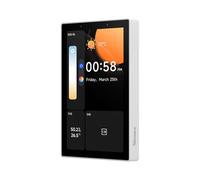 SONOFF NSPanel Pro 120 Panel de control para el hogar inteligente con puerta de enlace Zigbee integrada y seguridad del hogar, monitoreo de energía, funciones de visualización de la cámara (blanco)