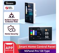 SONOFF NSPanel Pro 120 tipo Panel de Control de hogar inteligente termostst consumo de energía módulo de interruptor DIY compatible con dispositivos Sonoff White Stand Only