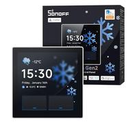 SONOFF NSPanel Pro Gen2 Panel de Control con Relé | Zigbee Hub & Matter Bridge, Termostato, Alarma, WiFi 2.4/5GHz, Control por Voz Alexa, Google, Apple, Home Assistant