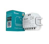 SONOFF Power Metering Smart Switch，Interruptor Inteligente para Persianas y Garaje, 2 Canales-Interruptor WiFi del Medidor de Potencia,Funciona com Alexa e Google Home,3300w
