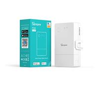 SONOFF POWR316 16A Interruptor de luz Inalámbrico Wi-Fi Inteligente con Monitoreo de Energía, Módulo DIY Universal para Domótica. Funciona con Alexa, Google Home, IFTTT