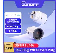 Sonoff S60TPF Tomada Inteligente Wi-Fi 16A c/ medidor de consumo