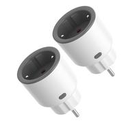 SONOFF S60TPF Enchufe Inteligente Wi-Fi (con Monitoreo Energético),Programar el Encendido/Apagado, Ahorro Energía, Compatible con Alexa y Google Home, 2 Pack