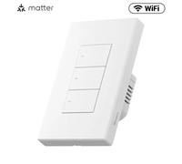 Sonoff Smart Matter Interruptor de Pared con Pulsador Físico M5-120W Blanco