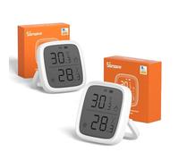 SONOFF SNZB-02D Zigbee LCD Sensor Inteligente de Temperatura y Humedad,Termómetro Higrometro Digital para Interior,Compatible Alexa/Google Home,SONOFF ZigBee Hub Requerido (2PCS)