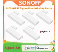 SONOFF SNZB-04PR2 SenseGuard DW Gen2 Sensor Zigbee para Puerta/Ventana con Seguridad Activa y Alertas de Manipulación, Compatible con Matter Bridge a través de Apple Home