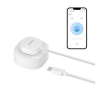 SONOFF SNZB-05P Detector de Agua Zigbee + Cable Sensor de Agua WLDC200,Detector de Agua para Cocinas,Sótanos y Baños,Compatible con Alexa y Google ,Requiere Zigbee Hub.