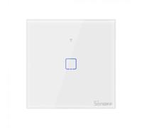 Sonoff T0EU1C-TX Branco Interruptor de Parede Simples Táctil Inteligente WiFi