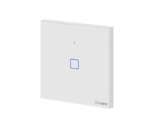 Sonoff T1EU1C-TX Branco Interruptor de Parede Simples Táctil Inteligente WiFi+RF