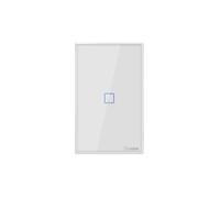 SONOFF T2US1C - Interruptor inteligente de luz con control RF inalámbrico WiFi de pared, interruptor de 1 canal para soluciones de automatización de la casa inteligente (1 vía)