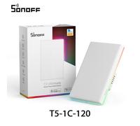 Sonoff T5-120 Smart Touch WIFI TX Ultimate Interruptor de pared con LED RGB