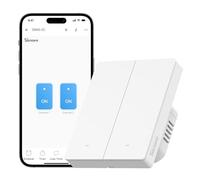 SONOFF Interruptor de pared inteligente ZBM5-2C-80W Zigbee