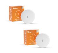 SONOFF ZigBee Sensor De Temperatura y Humedad SNZB-02P 2pcs, Requiere SONOFF Zigbee hub, para Control Remoto y Domótica, Compatible con Google, Smartthing,Alexa, Funciona con IFTTT(batería interna ）